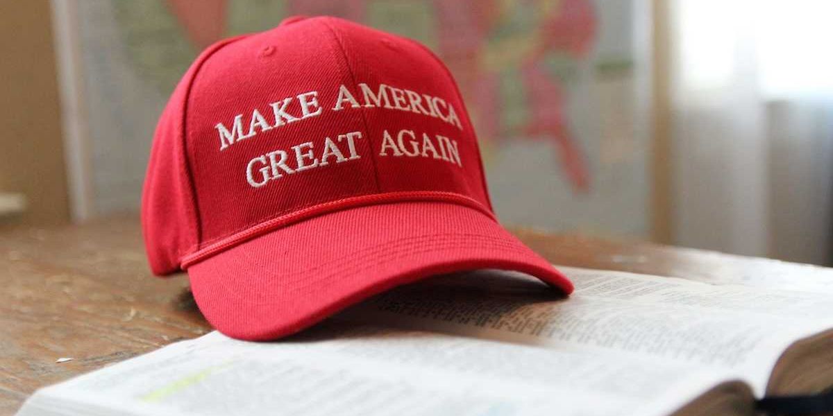 A hat that reads "Make America Great Again"