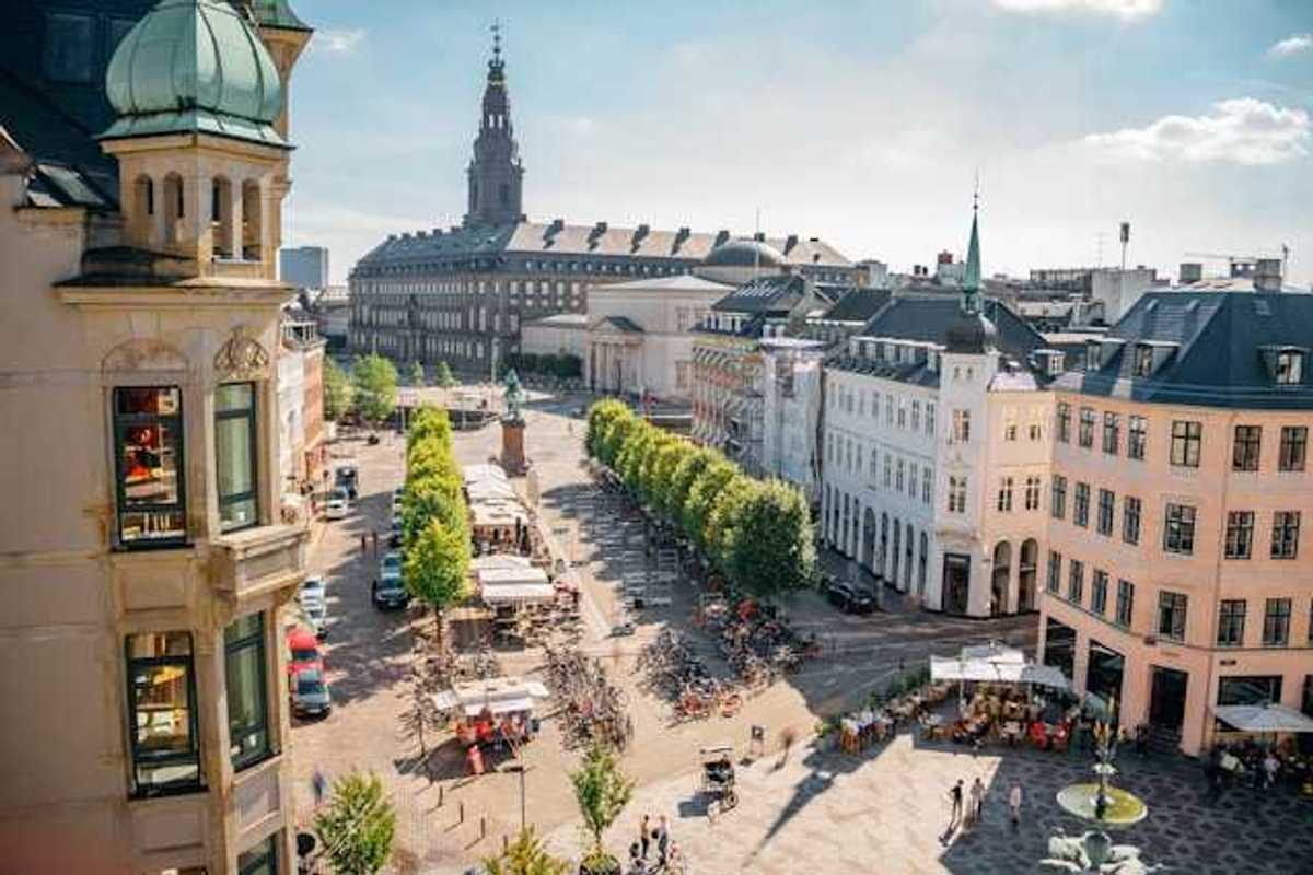 A view of a Stockholm street