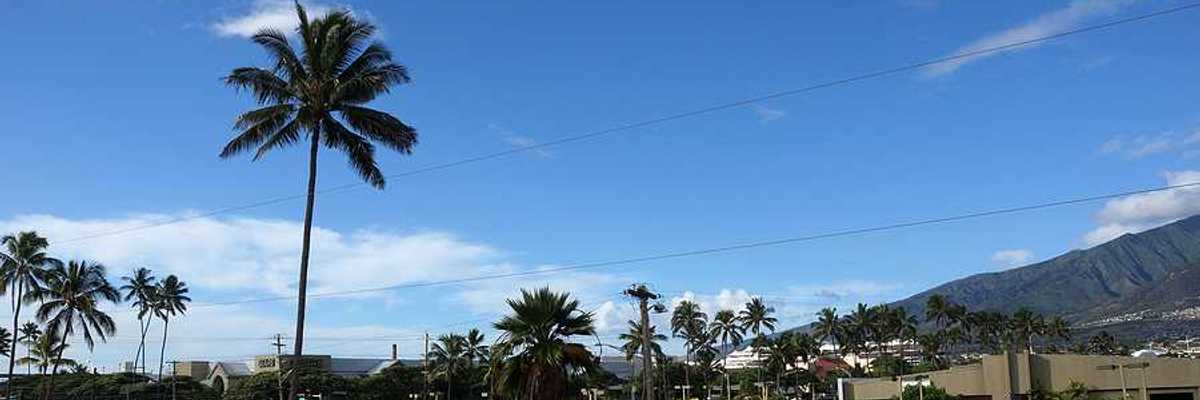 A view of Kahului airport in Maui