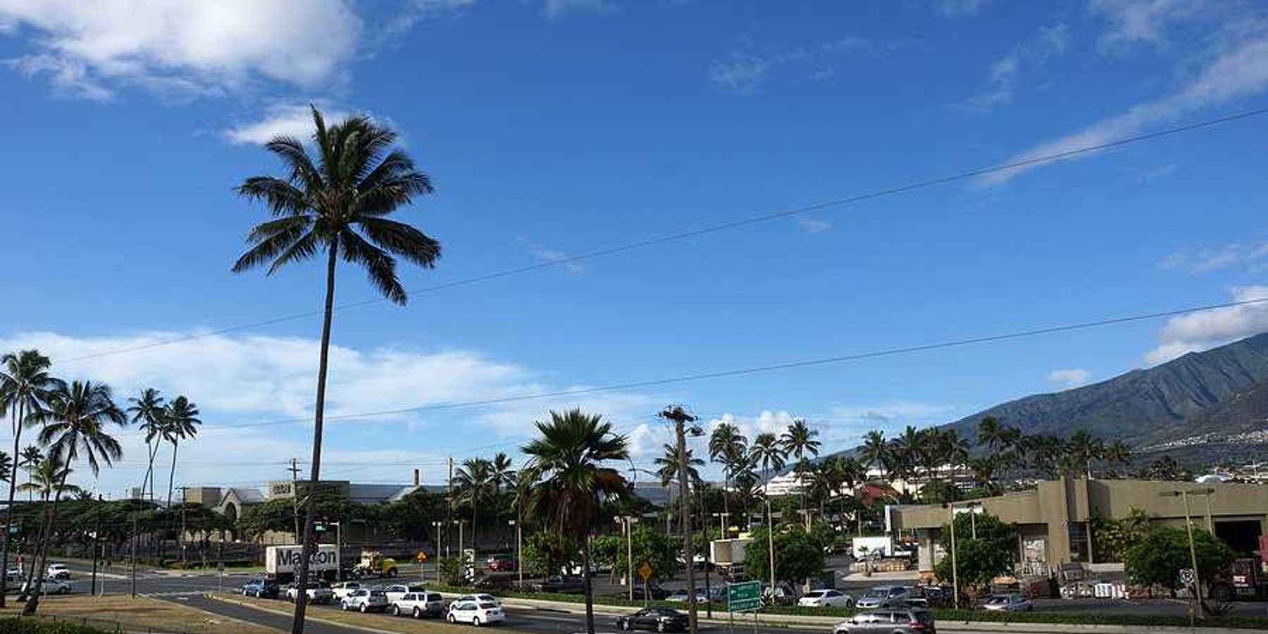 A view of Kahului airport in Maui