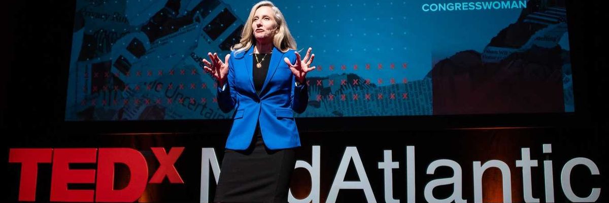 Abigail Spansberger speaking at TEDx MidAtlantic