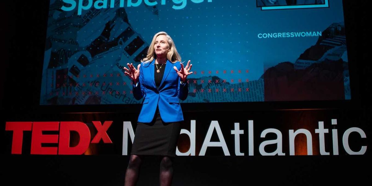 Abigail Spansberger speaking at TEDx MidAtlantic