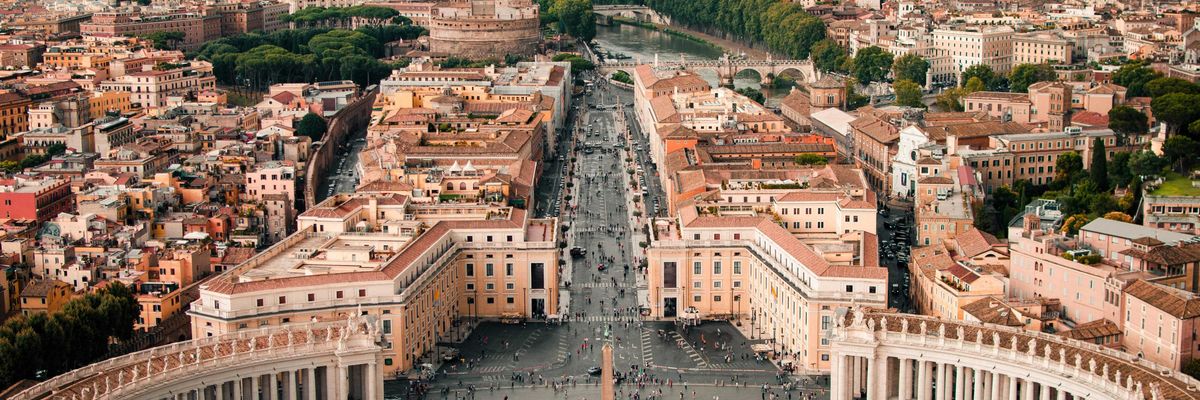 aerial photography of Vatican City