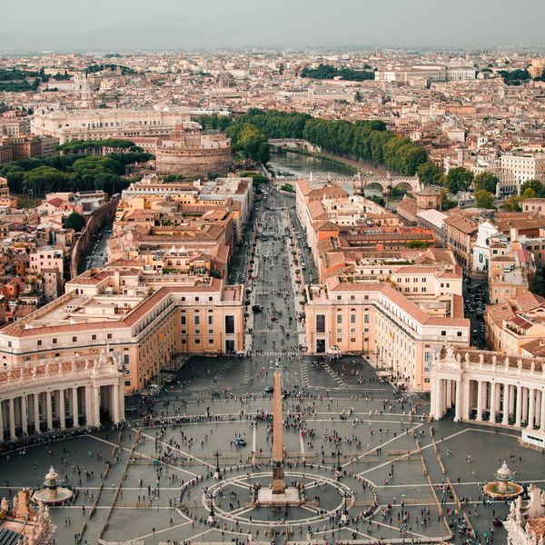 aerial photography of Vatican City
