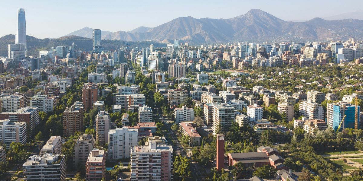 aerial view of Santiago de Chile city buildings during daytime.