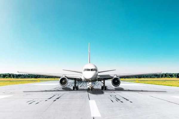 An airplane on the tarmac