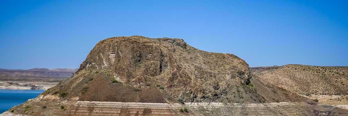 An overlooking view of Elephant Butte reservoir on the Rio Grande River, New Mexico