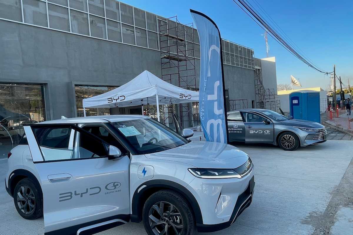 BYD dealership under construction in San Miguel de Allende, Mexico. Feb 12, 2026