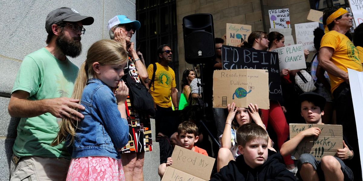 children climate change strike 
