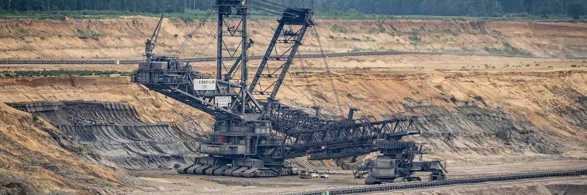 Coal mining operation adjacent to Hambach forest, Germany