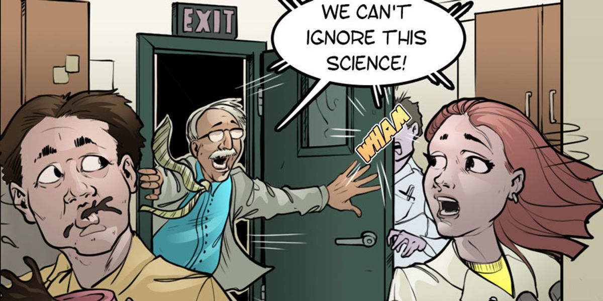 comic warning about ignoring science