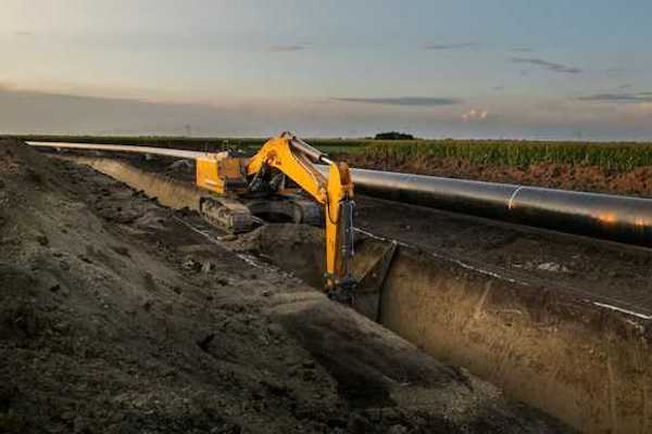 Construction of a new gas pipeline