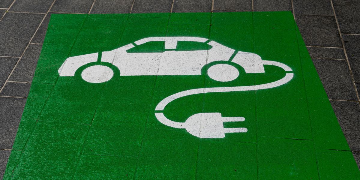 electric vehicle charging sign