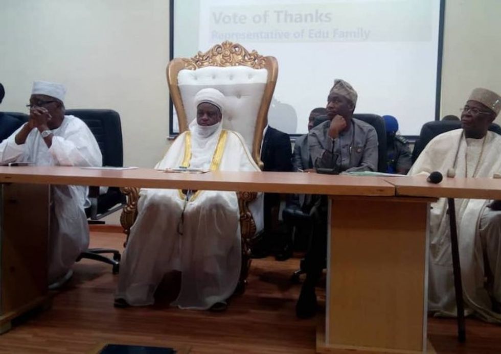 Deserts encroach at a rapid speed of 600m annually, says Sultan Abubakar