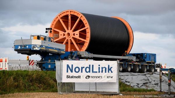Norwegian electricity in German power grid