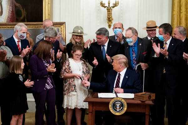Trump signs landmark Great American Outdoors Act