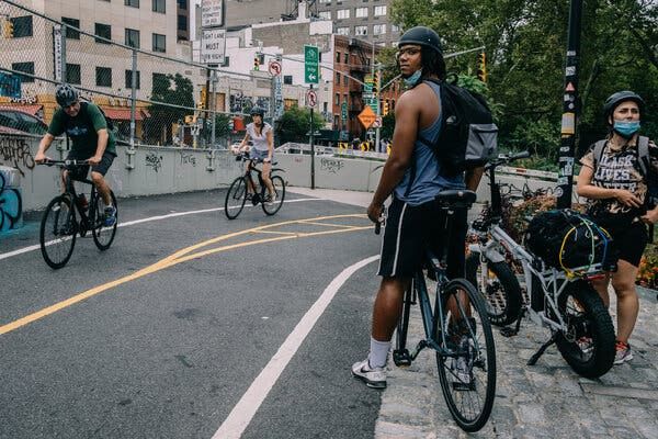 New Yorkers can't find parking. For bikes