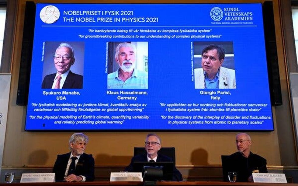 Nobel Prize in physics honors work on climate change