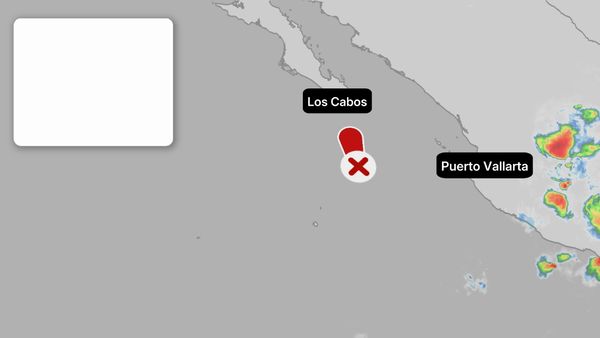 First April tropical depression on record forms in the Eastern Pacific well south of Baja California