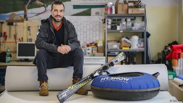 Facing climate change: Meet Mr. Snow and his fabric ski slopes
