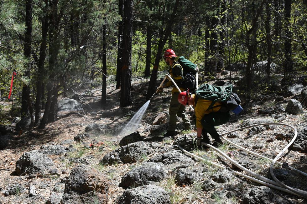 fighting wildfires