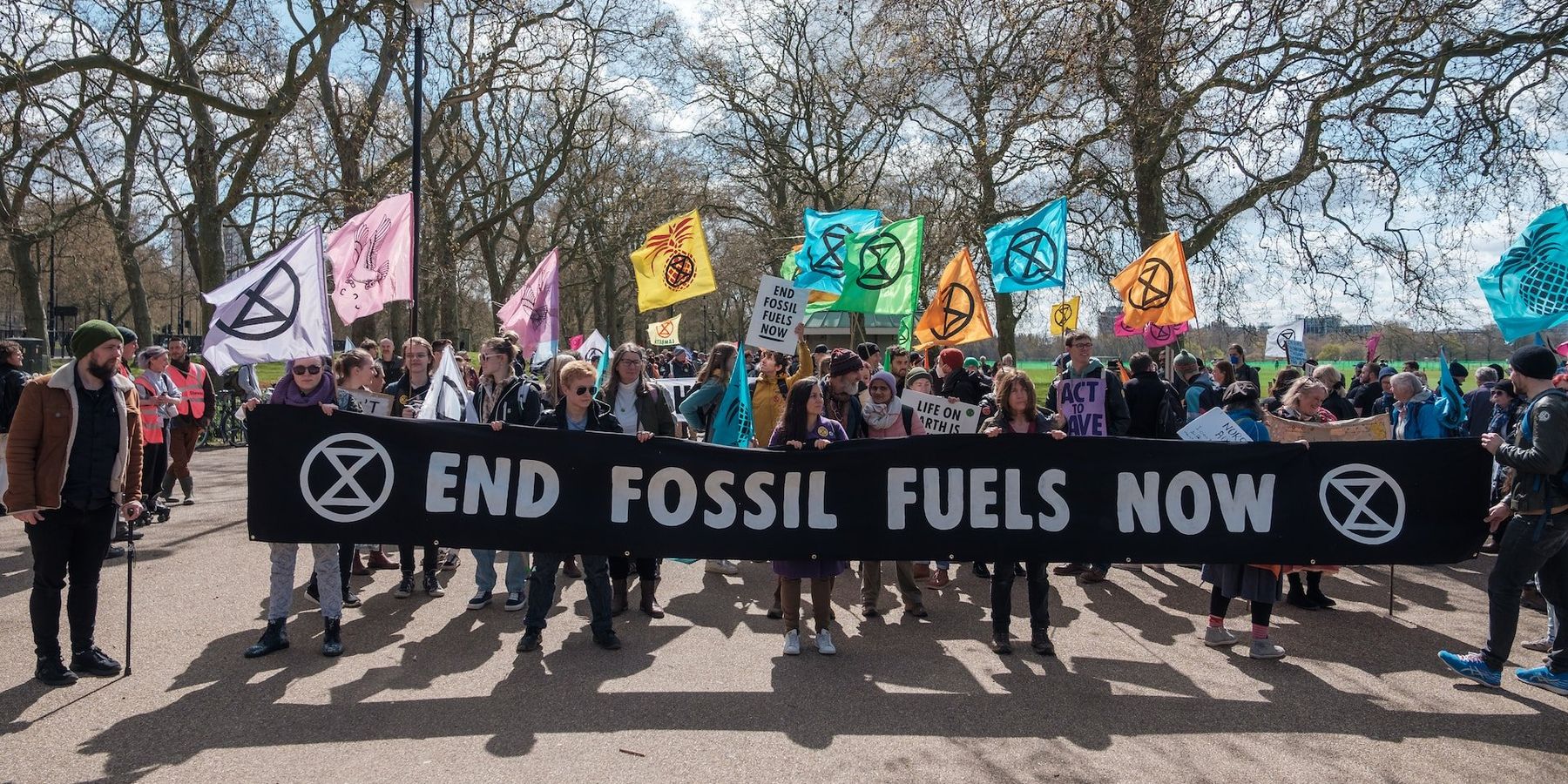 fossil fuel protest