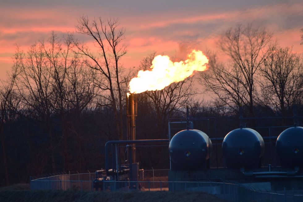 fracking flaring