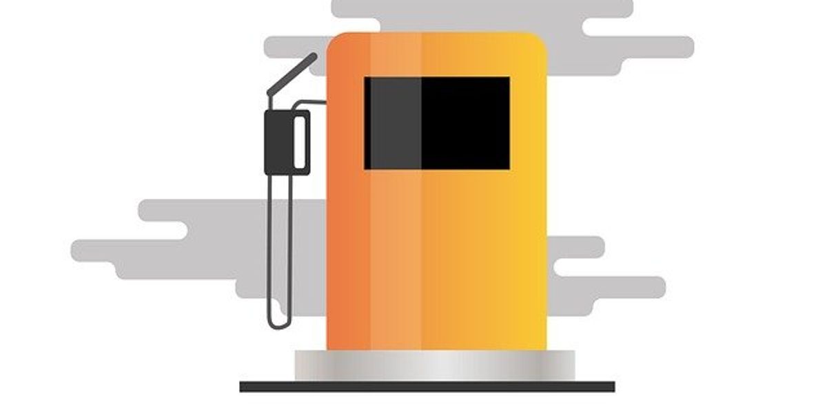 Graphic of a gas pump