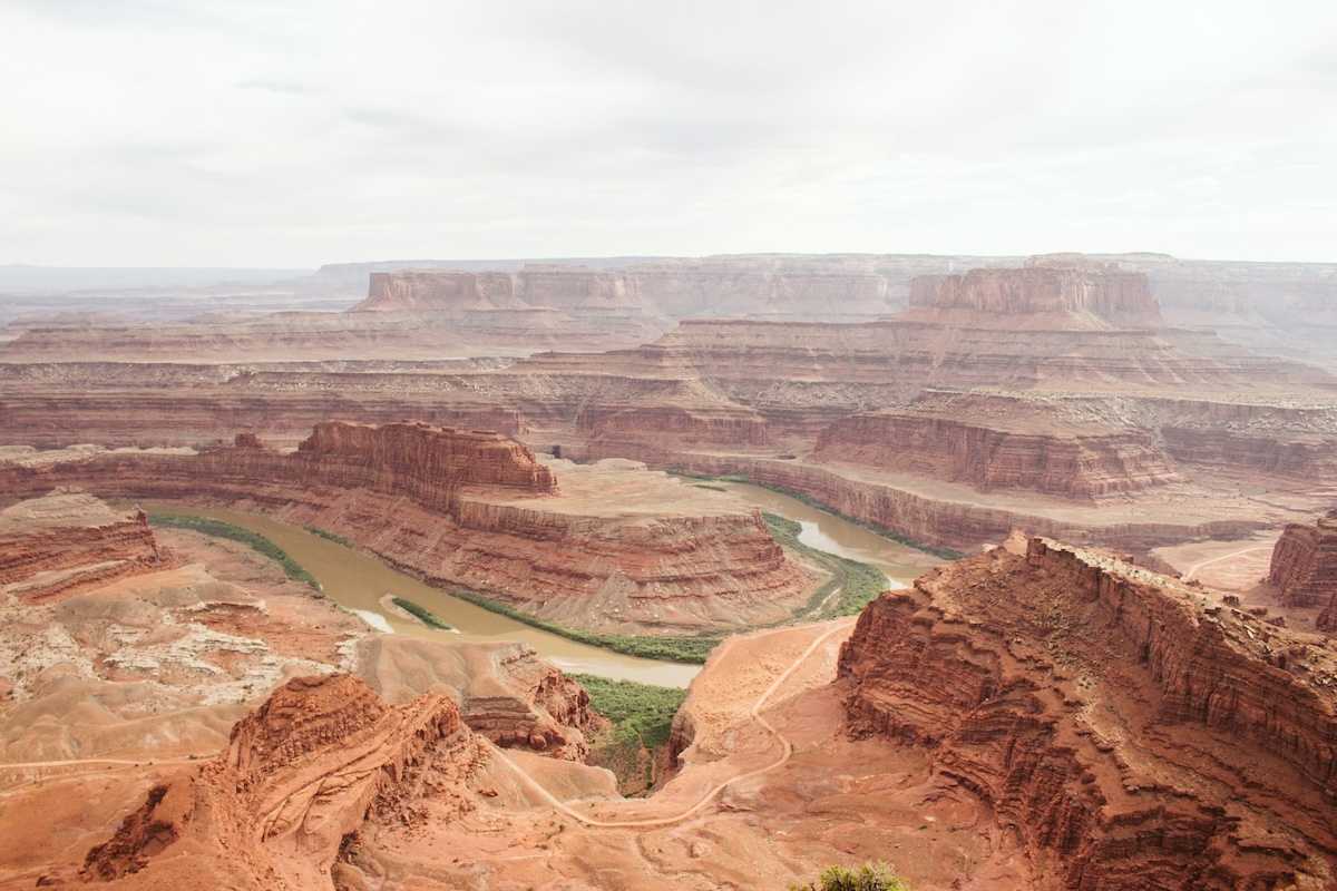 Haze over Canyonlands National Park