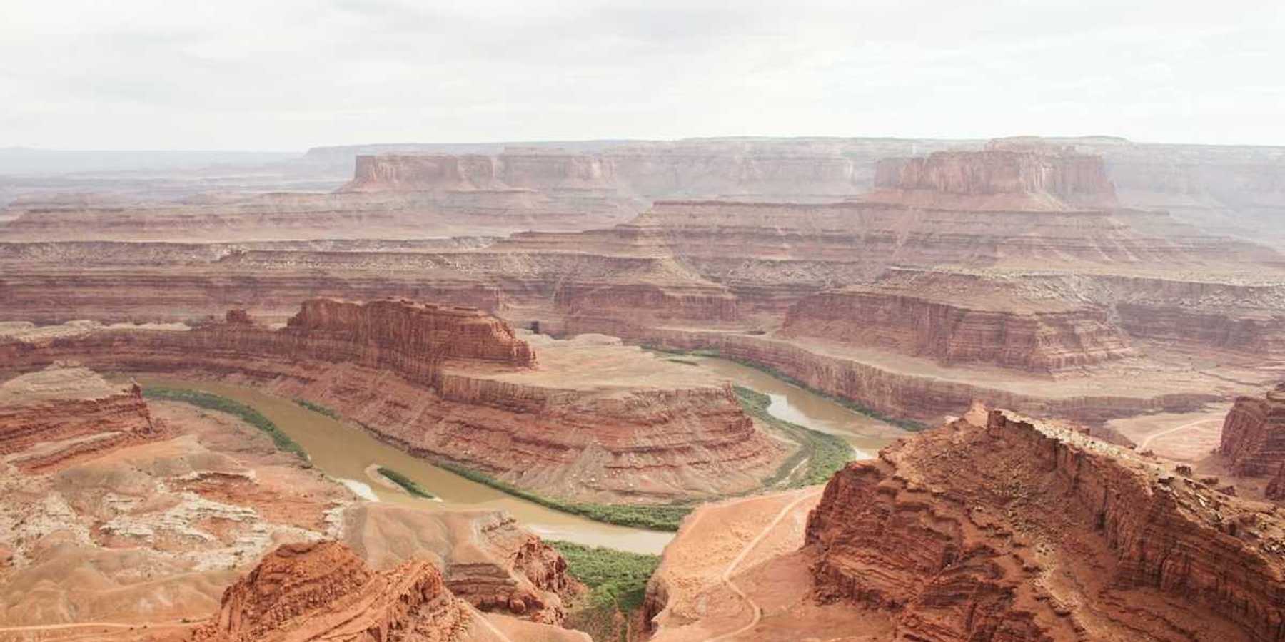 Haze over Canyonlands National Park