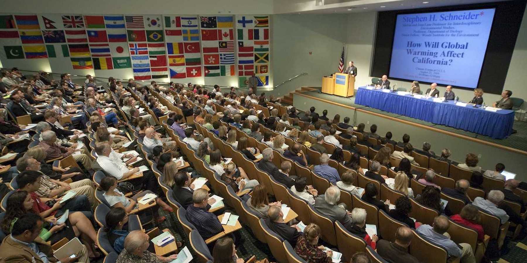 Henry Waxman explaining his global warming bill H.R. 2454 at UCLA Los Angeles