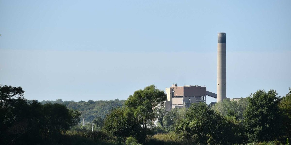 Idle coal-fired power station