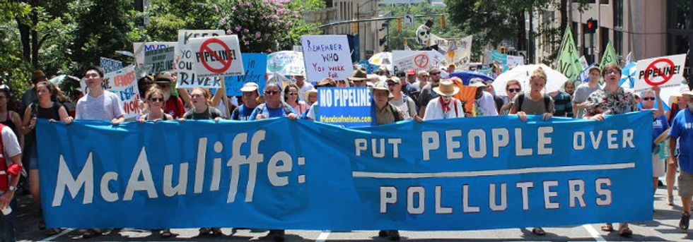 Fighting a pipeline in the age of Trump.