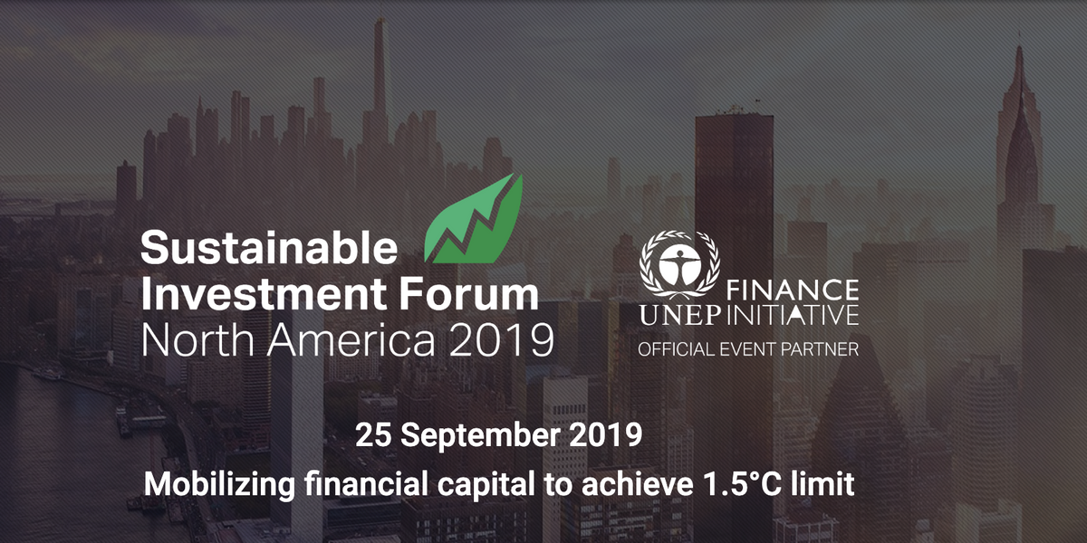 Sustainable Investment Forum North America 2019