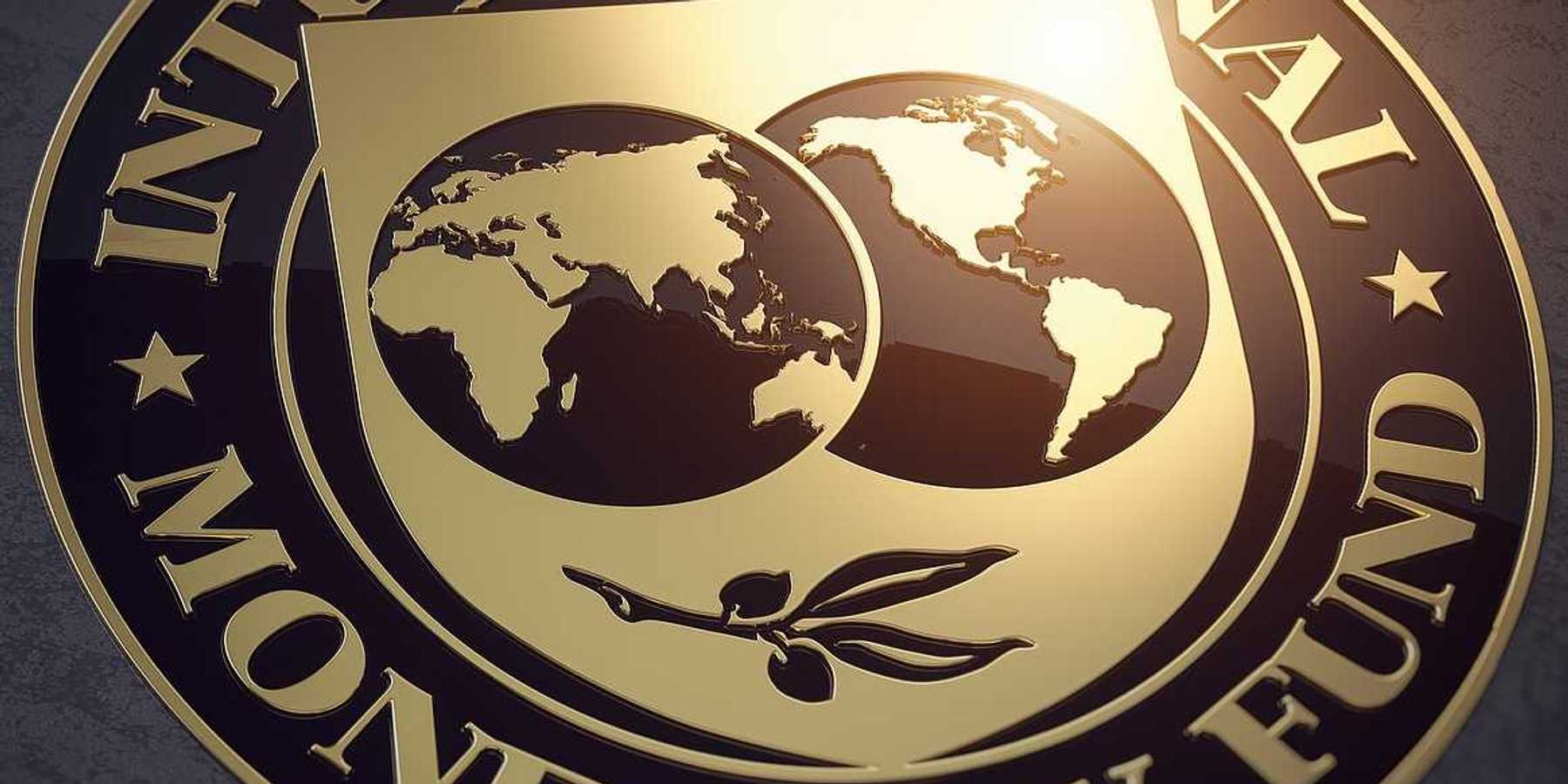 IMF International Monetary Fund logo. 3d illustration