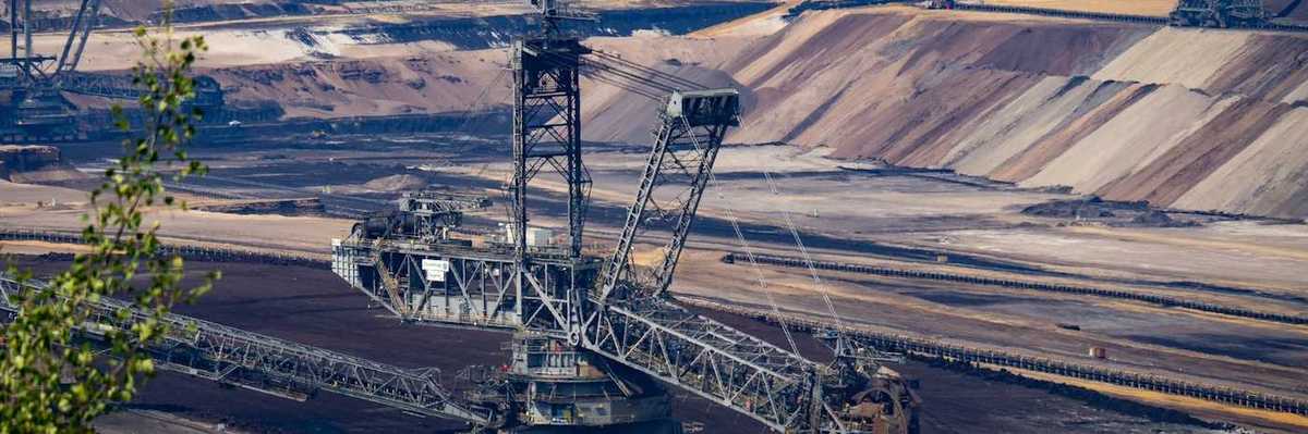Large open-pit mining operation