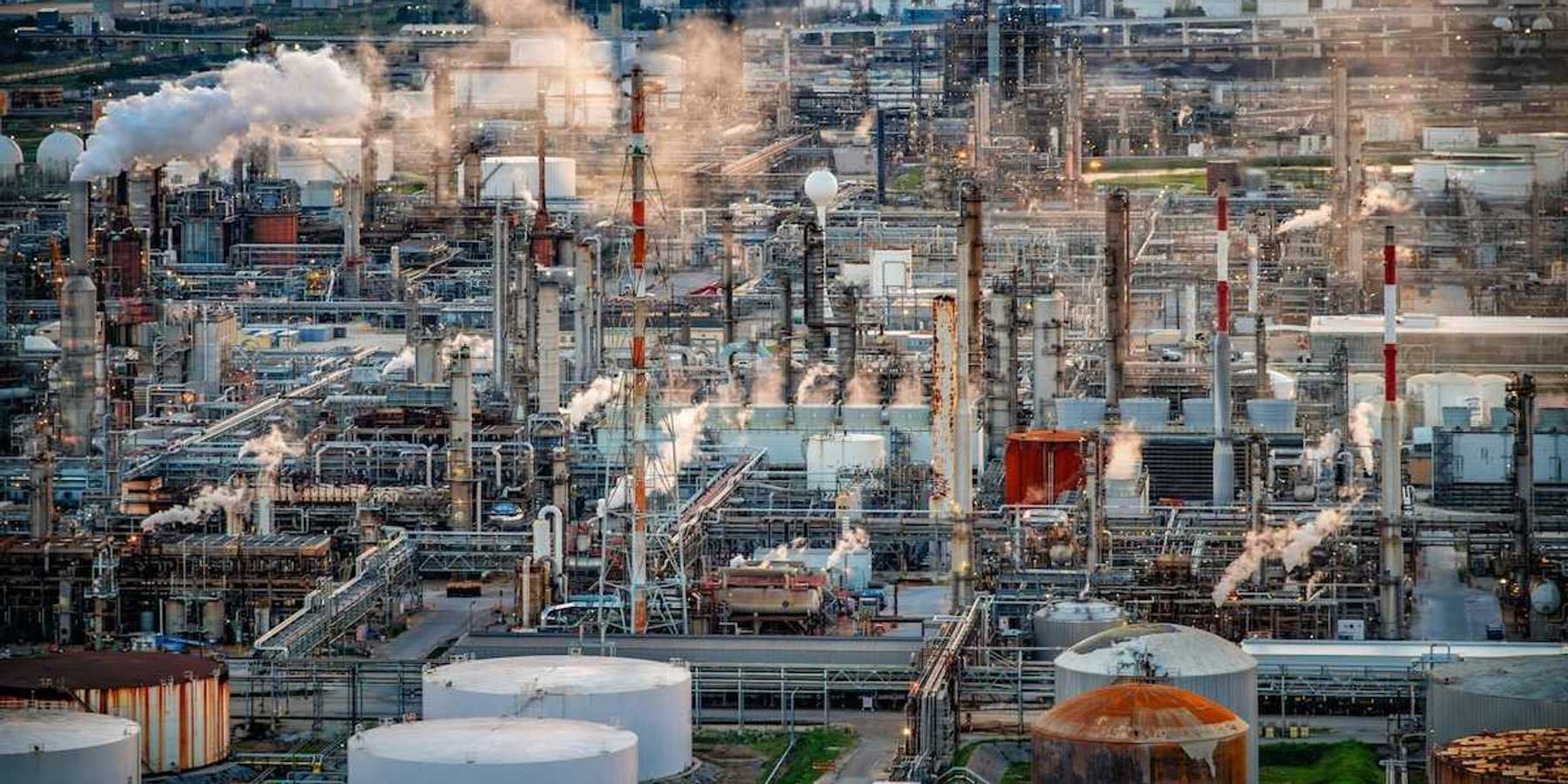Large refinery outside of Houston, Texas.