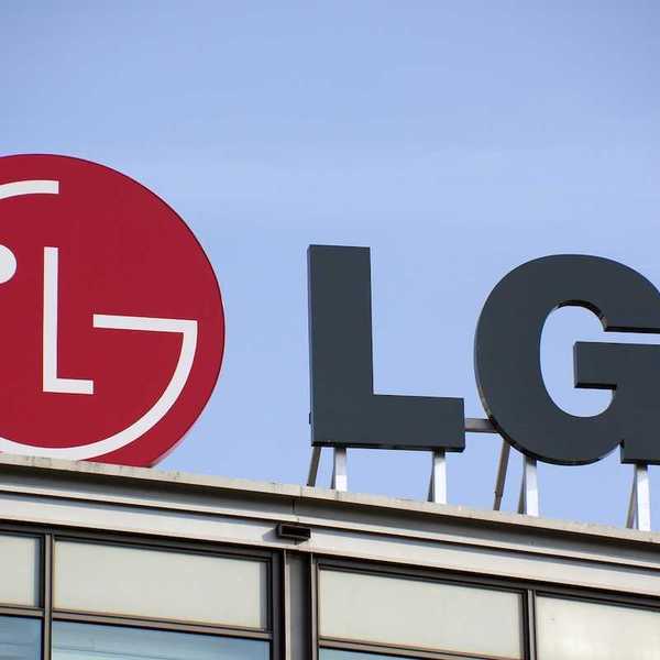 LG sign and corporate logo