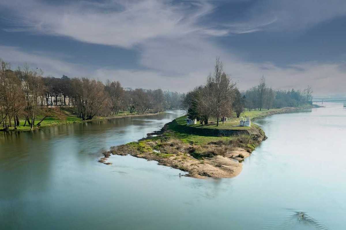 Loire River in France. Picturesque French River