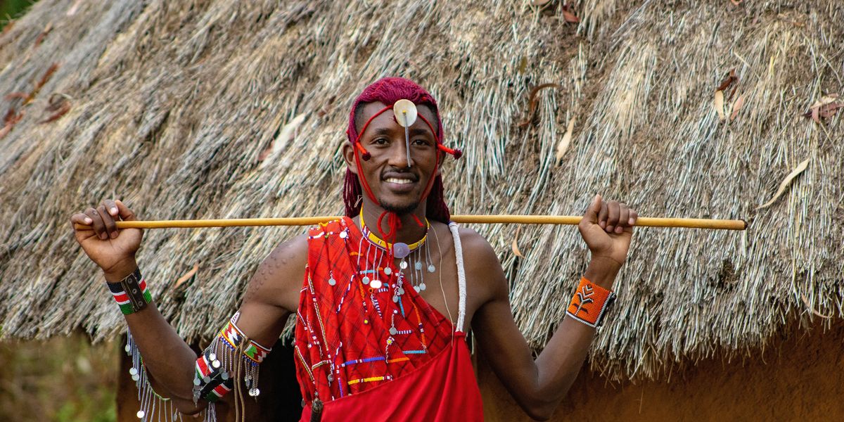 Maasai community member