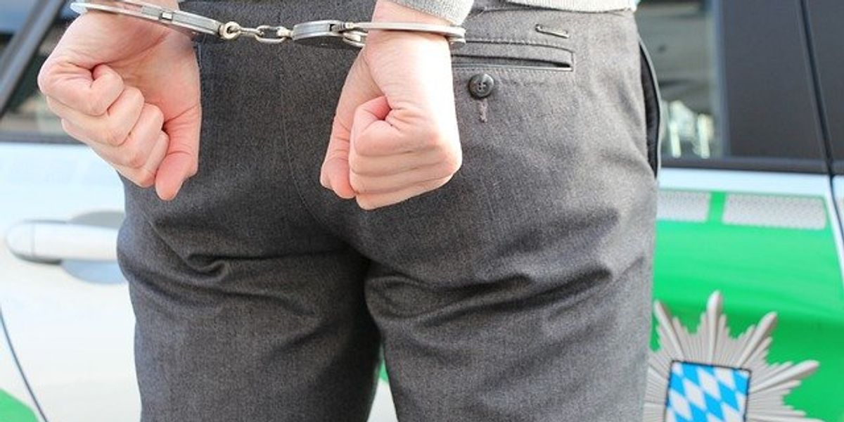 man in handcuffs