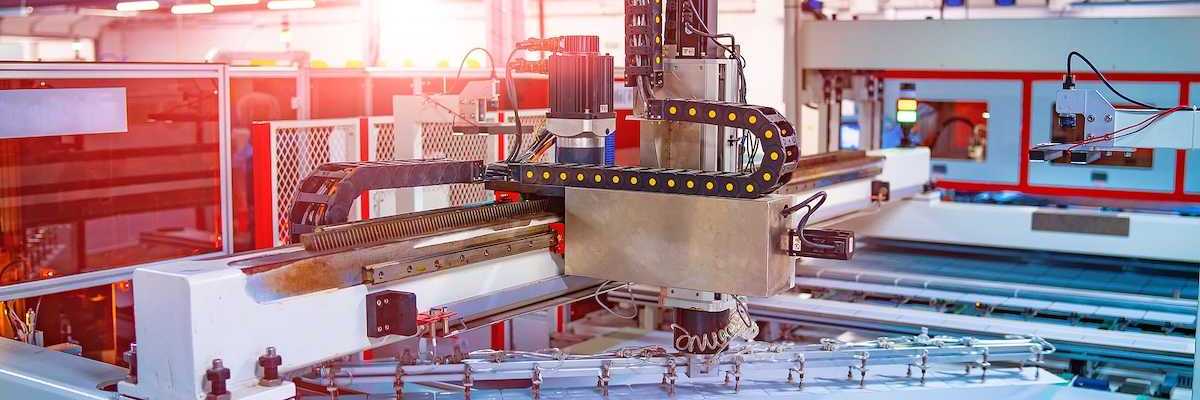 Modern hi-tech factory for the production of solar cells