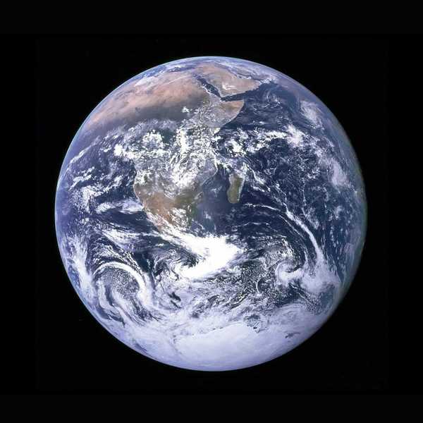 NASA photo of planet Earth with North America front and center