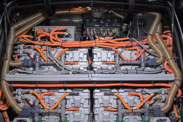 Network of EV batteries
