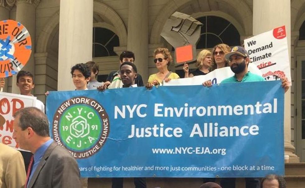 New York City climate change justice