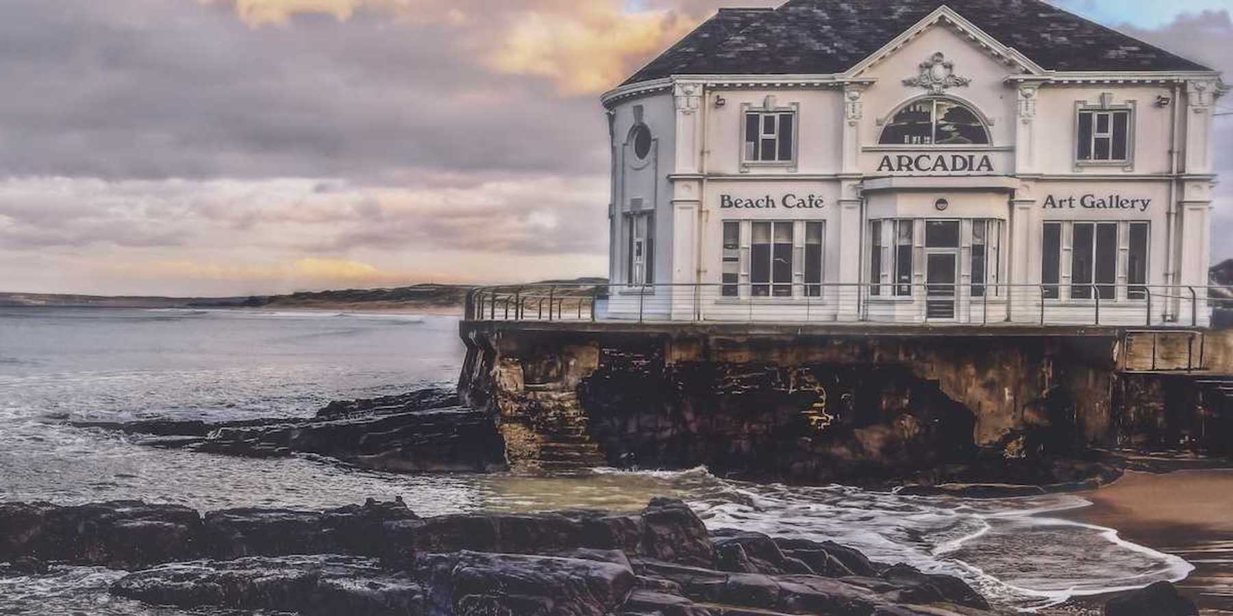 North Atlantic erosion eating away at the coastline jeopardizing structures
