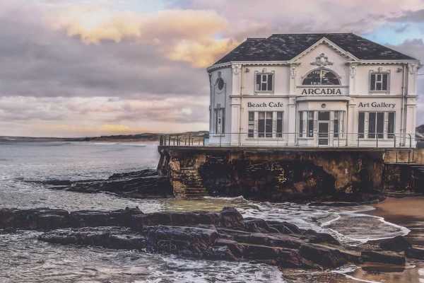 North Atlantic erosion eating away at the coastline jeopardizing structures
