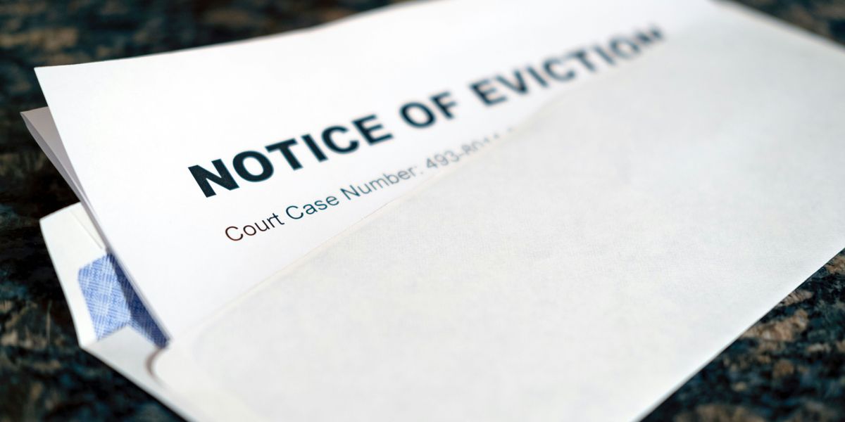 Notice of eviction letter