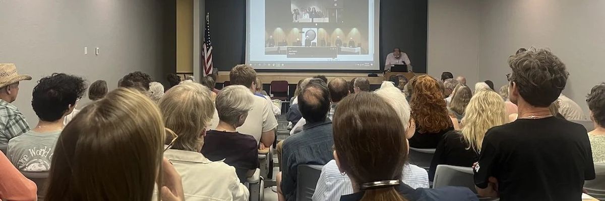 People watching remotely Montana youth climate lawsuit
