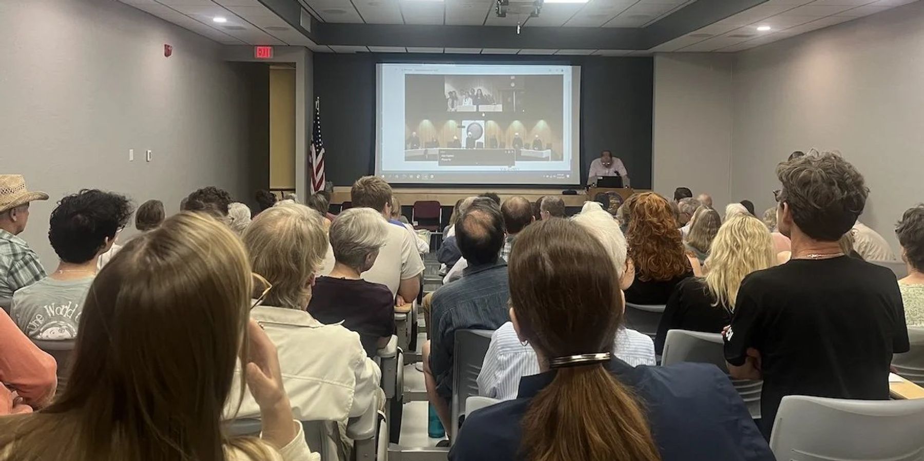 People watching remotely Montana youth climate lawsuit